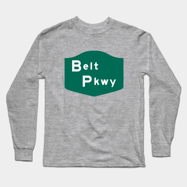 Belt Parkway Shield Tee Long Sleeve T-Shirt by Pop Fan Shop